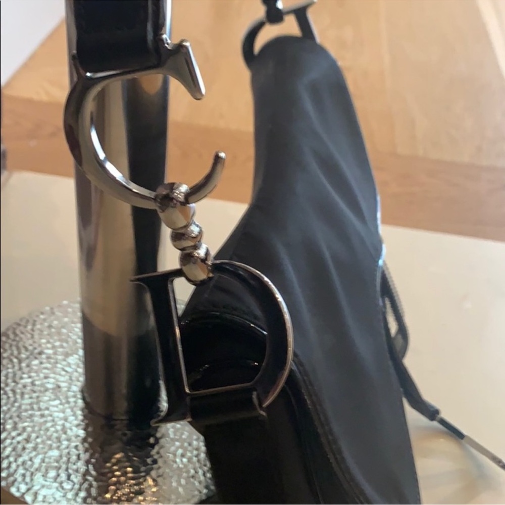 Dior Black Saddle Shoulder Bag - Picture 2 of 4